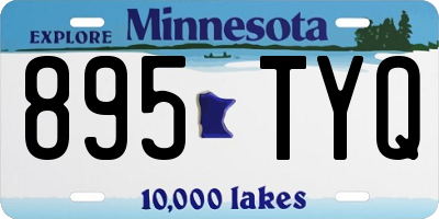 MN license plate 895TYQ