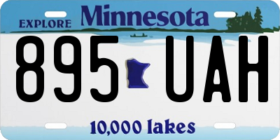 MN license plate 895UAH