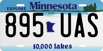 MN license plate 895UAS