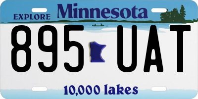 MN license plate 895UAT