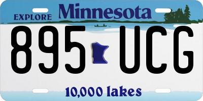 MN license plate 895UCG