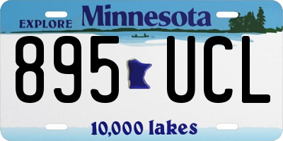 MN license plate 895UCL