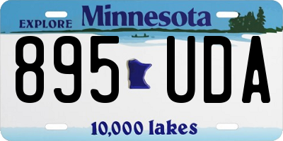 MN license plate 895UDA