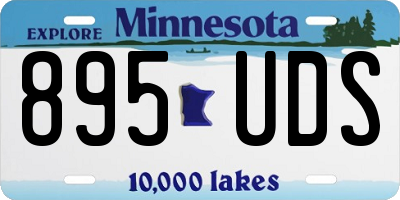 MN license plate 895UDS