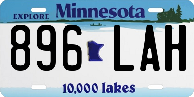 MN license plate 896LAH