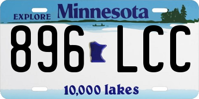 MN license plate 896LCC