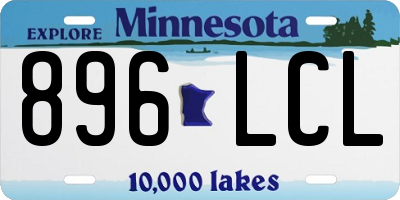 MN license plate 896LCL