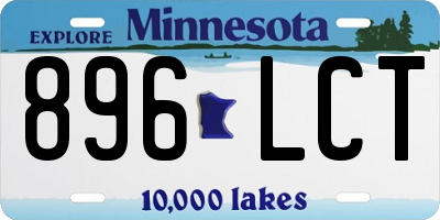 MN license plate 896LCT