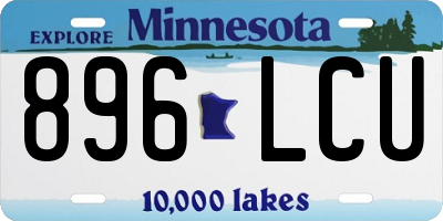 MN license plate 896LCU