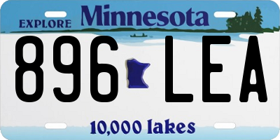 MN license plate 896LEA