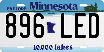 MN license plate 896LED