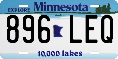 MN license plate 896LEQ