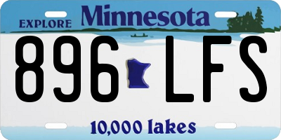 MN license plate 896LFS