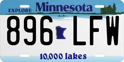MN license plate 896LFW
