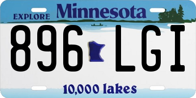 MN license plate 896LGI