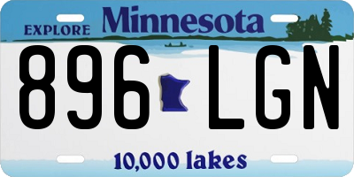 MN license plate 896LGN