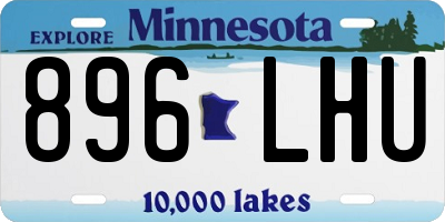 MN license plate 896LHU