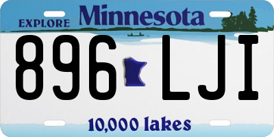 MN license plate 896LJI