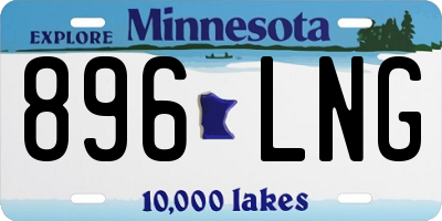MN license plate 896LNG