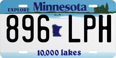 MN license plate 896LPH