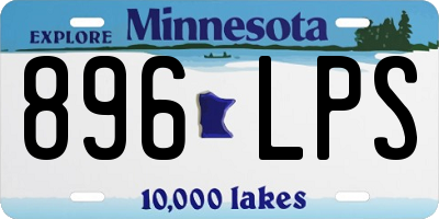MN license plate 896LPS