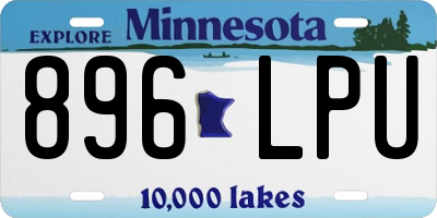 MN license plate 896LPU