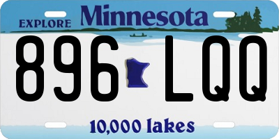 MN license plate 896LQQ