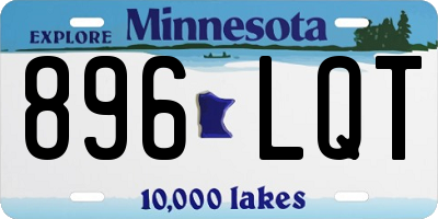 MN license plate 896LQT