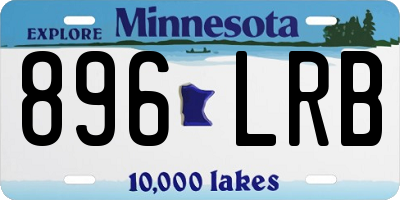 MN license plate 896LRB