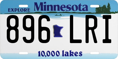 MN license plate 896LRI