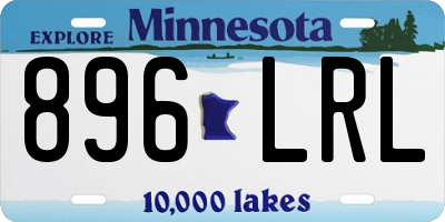 MN license plate 896LRL