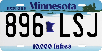 MN license plate 896LSJ
