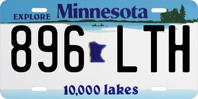 MN license plate 896LTH