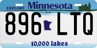 MN license plate 896LTQ