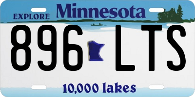 MN license plate 896LTS