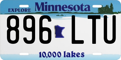 MN license plate 896LTU