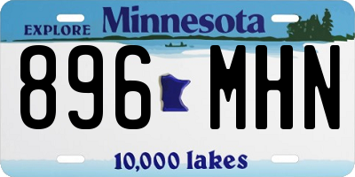MN license plate 896MHN
