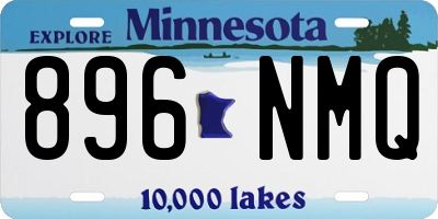 MN license plate 896NMQ