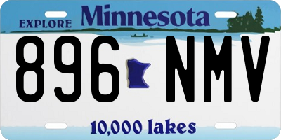 MN license plate 896NMV