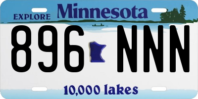MN license plate 896NNN