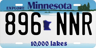 MN license plate 896NNR