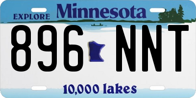 MN license plate 896NNT