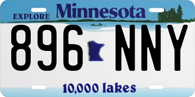 MN license plate 896NNY