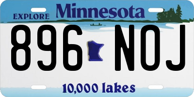 MN license plate 896NOJ