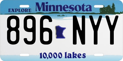 MN license plate 896NYY