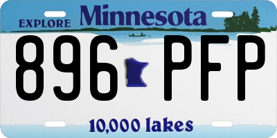 MN license plate 896PFP