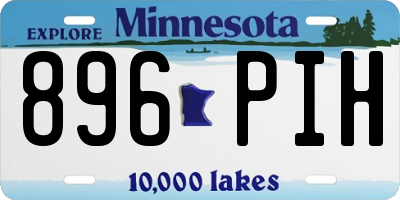 MN license plate 896PIH