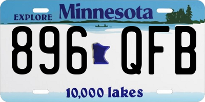 MN license plate 896QFB