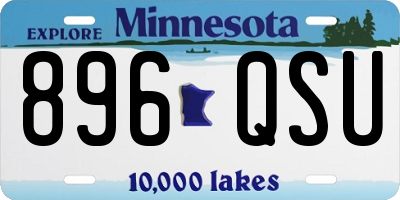 MN license plate 896QSU