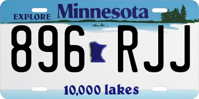 MN license plate 896RJJ